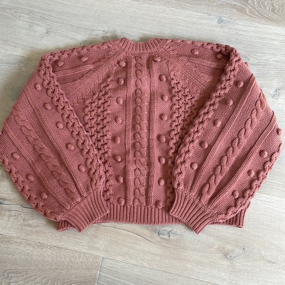 NWT The Great. The Mountainside Cardigan in Malt. Size 0. - Picture 4 of 7